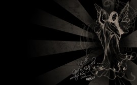 Papel de parede 'Anjo – Versículo'