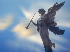 Papel de parede 'Anjo – Trombeta'