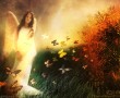 Papel de Parede Anjo – Borboletas