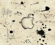 Papel de Parede Apple: Rabisco