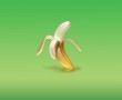 Papel de Parede Banana em 3D