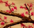 Papel de Parede Desenho Tradicional de Cerejeira
