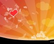 Papel de Parede Coração – Amanhecer do Amor