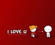 Papel de Parede I Love U