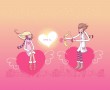 Papel de Parede Flecha do Amor