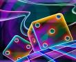 Papel de Parede Dados em Neon