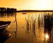 Papel de Parede Entardecer no Lago