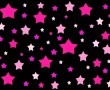 Papel de Parede Estrelas em Tons de Rosa