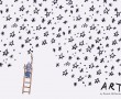 Papel de Parede Desenhando Estrelas