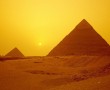 Papel de Parede Pirâmides ao Sol do Deserto