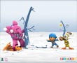 Papel de Parede Pocoyo – Neve