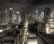 Papel de Parede Edifício – Luzes à Noite