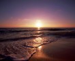 Papel de Parede Pôr-do-sol na Praia: Mar Calmo