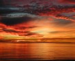 Papel de Parede Pôr-do-sol na Praia: Nuvens