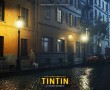 Papel de Parede Tintin: Na rua à noite