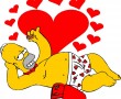 Papel de Parede Os Simpsons – Homer Simpson love