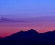 Papel de Parede Pôr-do-Sol nas Montanhas