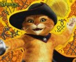 Papel de Parede Shrek: Gato de Botas com Espada