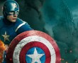 Papel de Parede Cenário com Capitão América