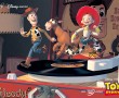 Papel de Parede Toy Story: Woody, Jessie, Bala no Alvo