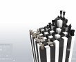 Papel de Parede Xadrez 3D