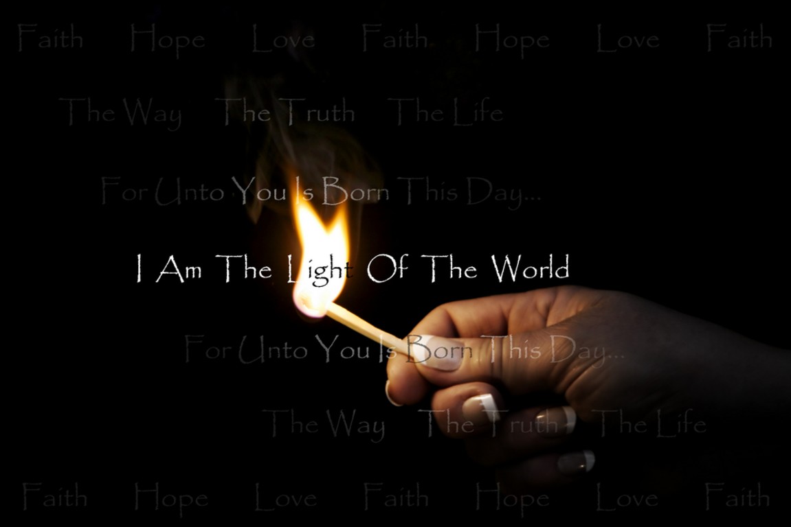 Luz do mundo Jesus Cristo