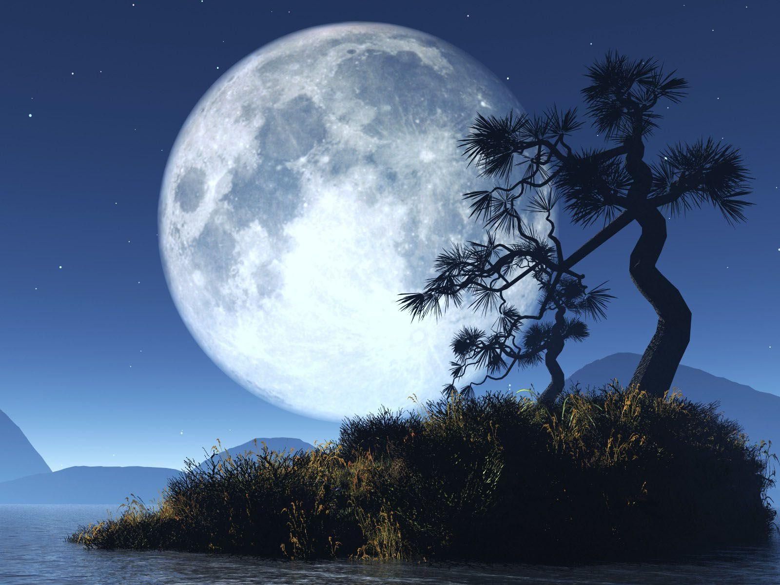 Papel de Parede Lua 3D Wallpaper para Download no Celular ou ...