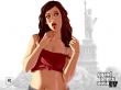 'Garota GTA' papel de parede, imagem gr�tis