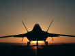 'F 22 - Por do sol' papel de parede, imagem gr�tis
