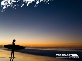 Papel de parede 'Anoitecer na praia'