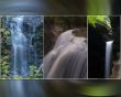 'Tr�s Cachoeiras' papel de parede, imagem gr�tis
