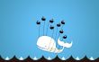 'Fail Whale - Azul' papel de parede, imagem gr�tis