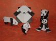 'Origami - pandas' papel de parede, imagem gr�tis