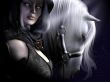 'Cavalo Branco 3D' papel de parede, imagem gr�tis