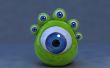 '3D - Seis Olhos' papel de parede, imagem gr�tis