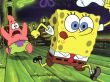 'Bob Esponja e Patrick Fugindo' papel de parede, imagem gr�tis