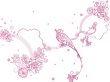 'P�ssaros - Rosa e Delicado' papel de parede, imagem gr�tis