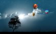 'Nas Nuvens - Bal�es' papel de parede, imagem gr�tis