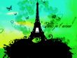 'Torre Eiffel - Paris, te amo' papel de parede, imagem gr�tis