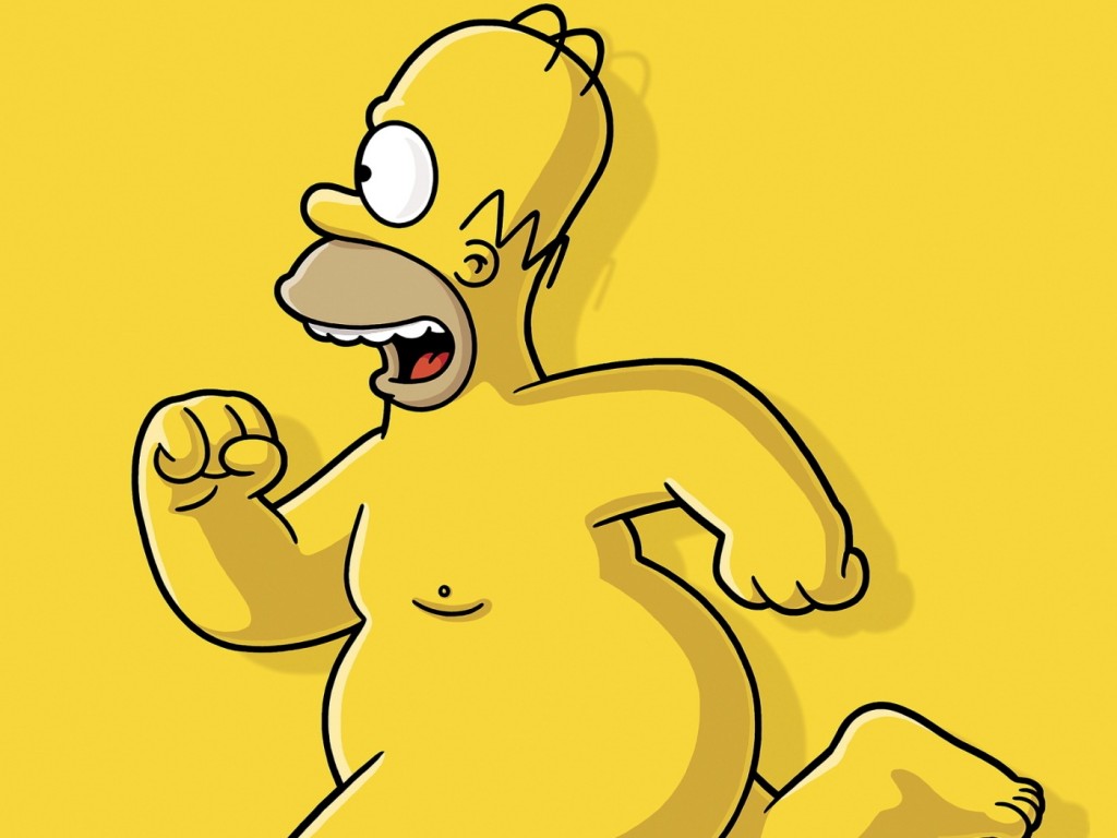 Papel de parede Homer Simpson Sem Camisa para download gratuito. Use no computador pc, mac, macbook, celular, smartphone, iPhone, onde quiser!