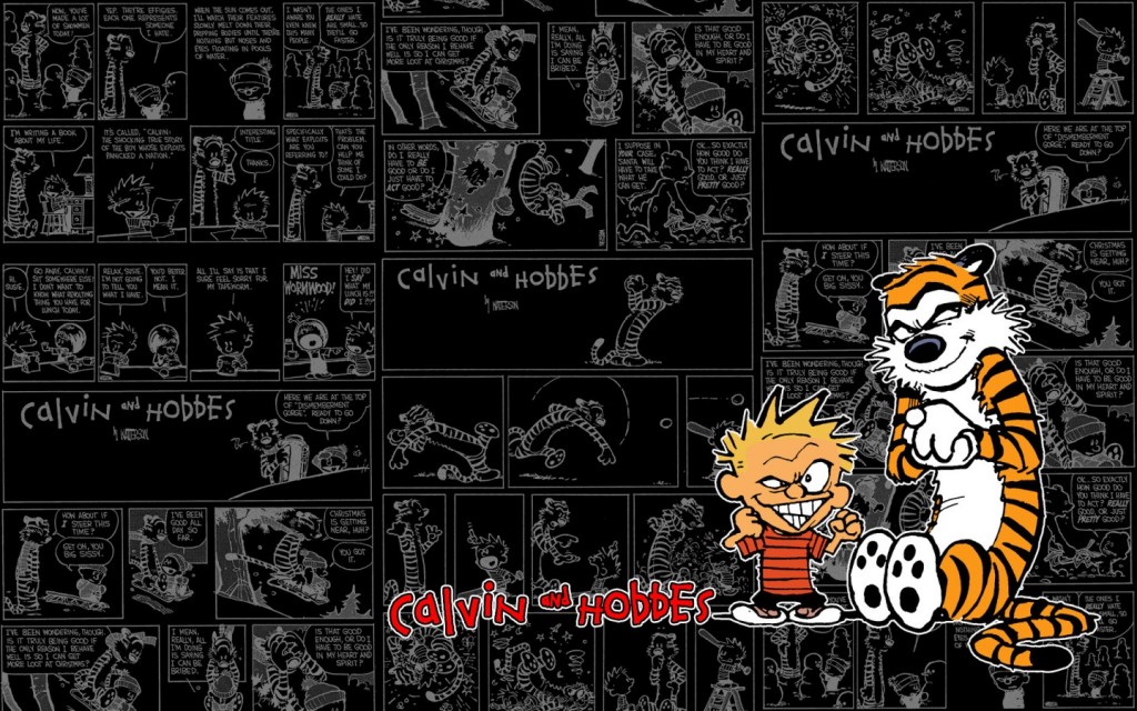 Papel de parede Calvin e Hobbes para download gratuito. Use no computador pc, mac, macbook, celular, smartphone, iPhone, onde quiser!