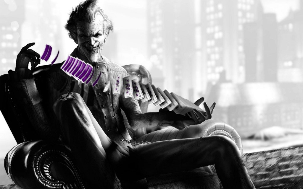 Papel de parede Coringa de Arkham City – Batman para download gratuito. Use no computador pc, mac, macbook, celular, smartphone, iPhone, onde quiser!