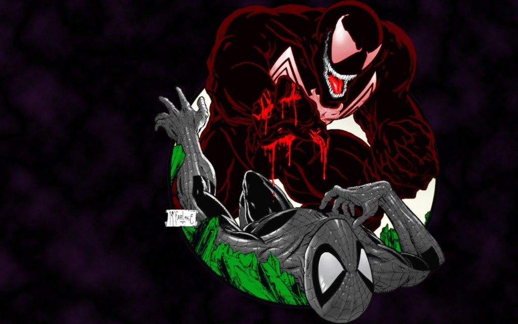 Papel de parede Venom Vs Homem Aranha para download gratuito. Use no computador pc, mac, macbook, celular, smartphone, iPhone, onde quiser!