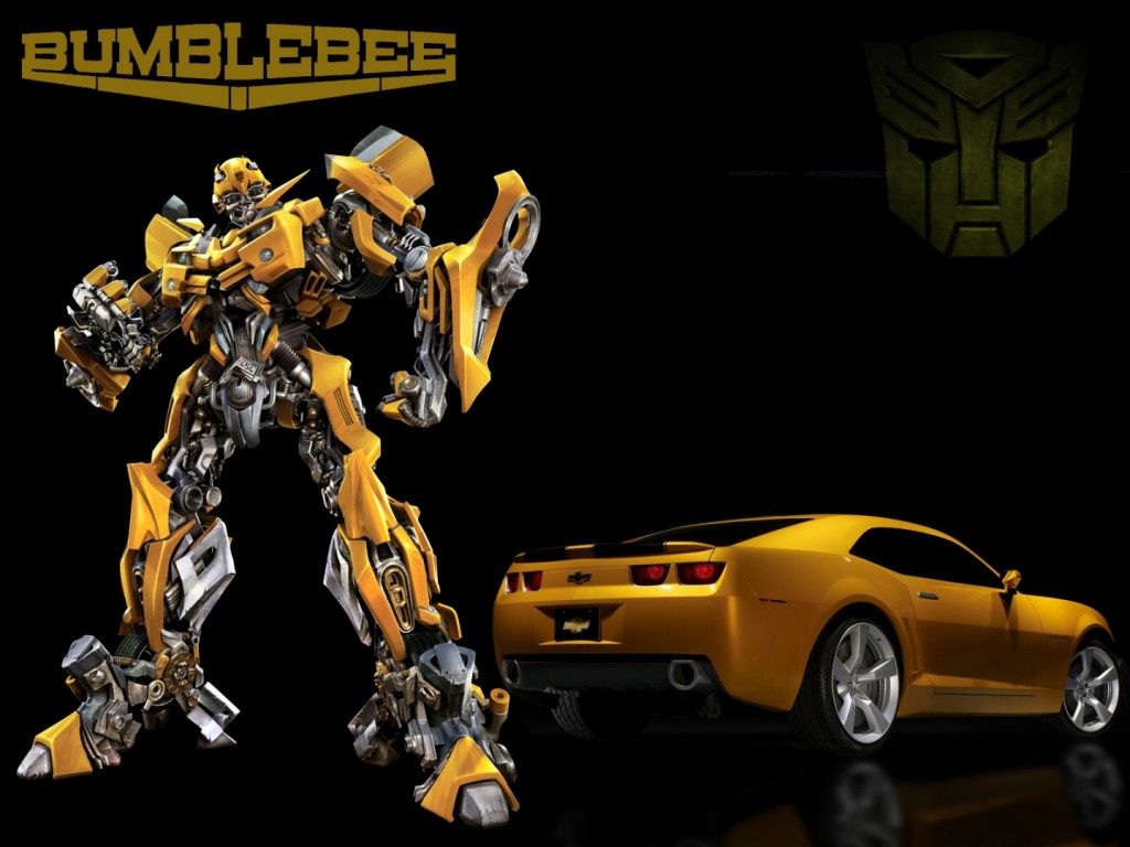 Papel de parede Bumble Bee e Camaro Amarelo para download gratuito. Use no computador pc, mac, macbook, celular, smartphone, iPhone, onde quiser!