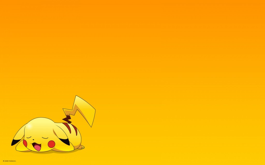 Papel de parede Pikachu Dormindo para download gratuito. Use no computador pc, mac, macbook, celular, smartphone, iPhone, onde quiser!