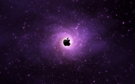 Papel de parede Apple: No Espaço