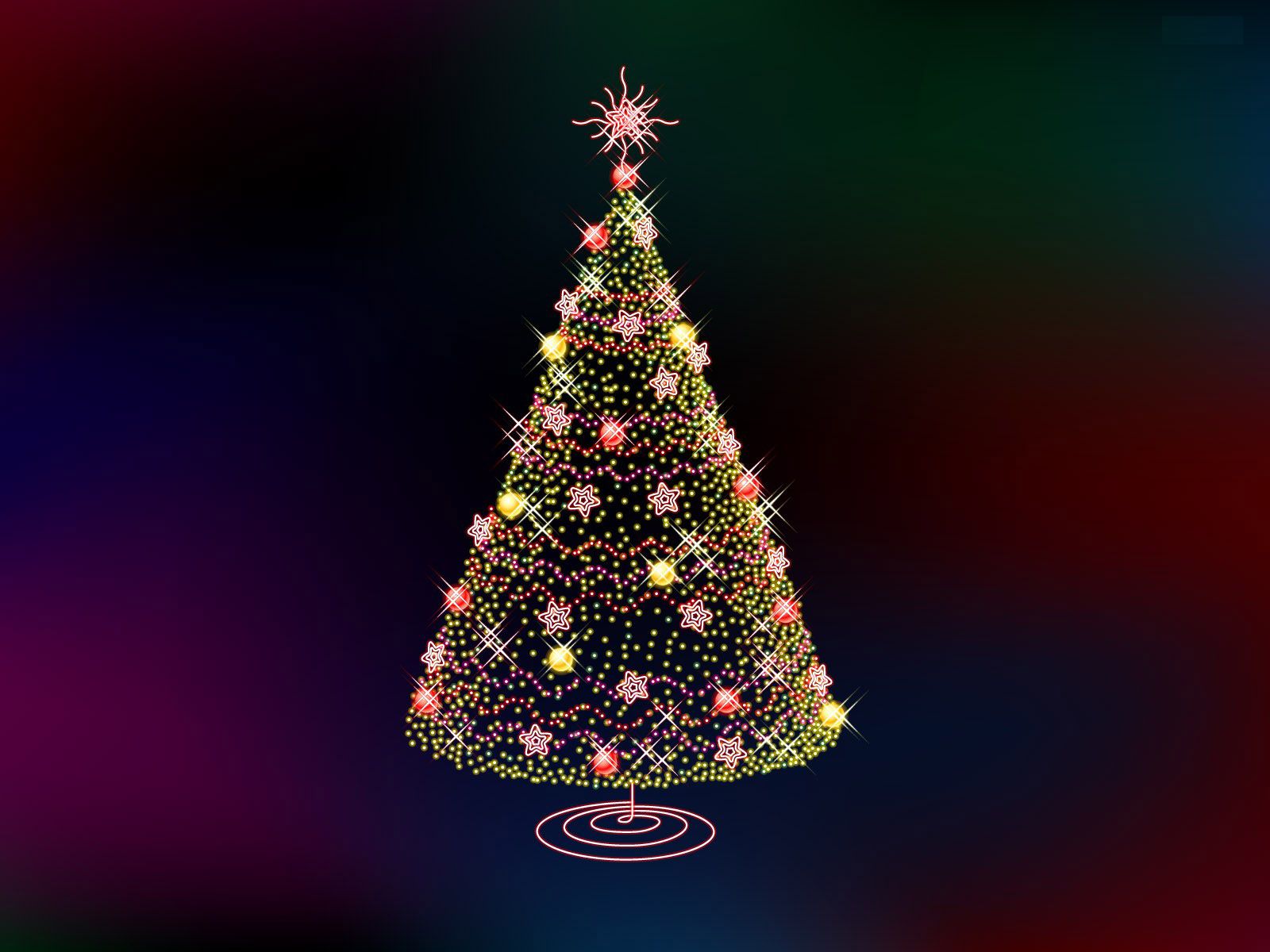 Papel de Parede Árvore de Natal - Luzes Wallpaper para Download no Celular  ou Computador PC