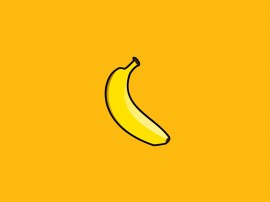 Papel de parede Desenho de Banana