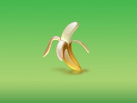 Papel de parede Banana em 3D