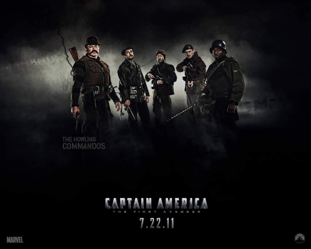 Papel de parede Capitão América – Howling Commandos para download gratuito. Use no computador pc, mac, macbook, celular, smartphone, iPhone, onde quiser!